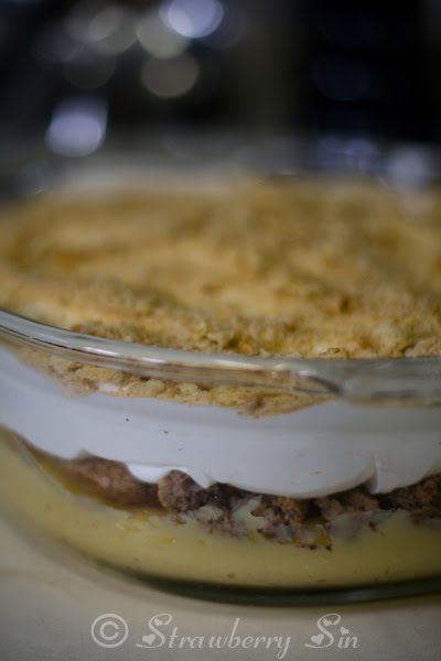 Pavê de biscoito champagne